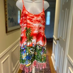 NWT Cleopatra - Lady tropical beach coverup, OS